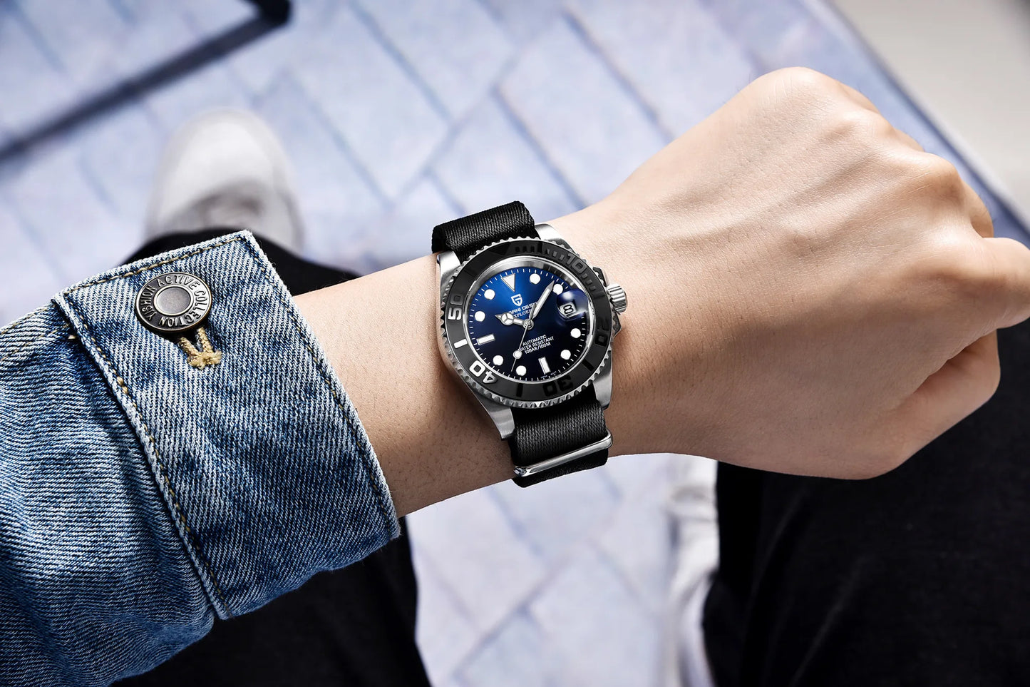 PAGANI DESIGN 2024 New NH35 Movement Ceramic Bezel Men Mechanical Wristwatches Fashion Sapphire Glass Diving Automatic Watches