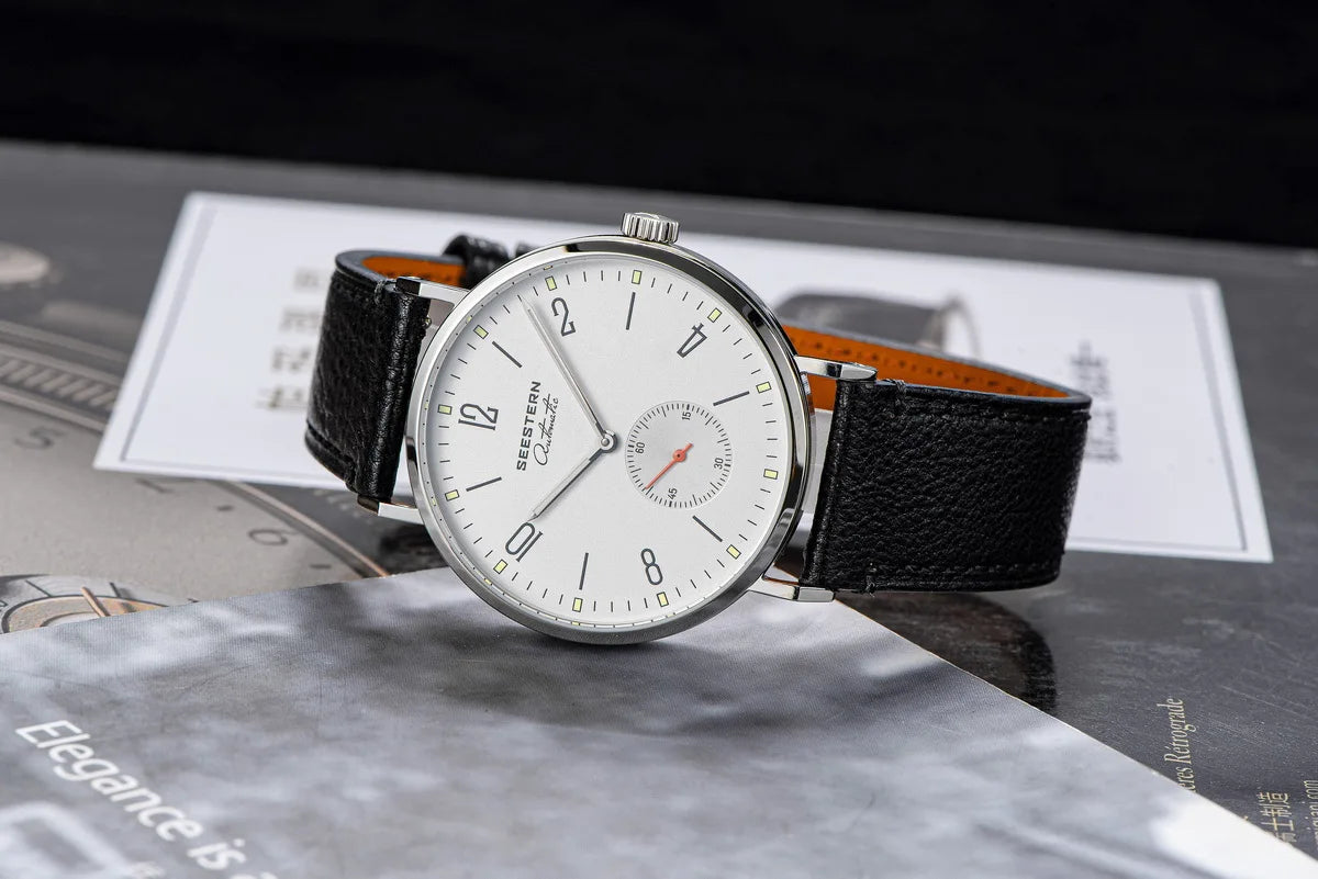 SEESTERN 2024 New Men Watch Automatic Business Wristwatches ST1701 Movement Ultra Thin Clock Top Brand Luxury Fashion Casual