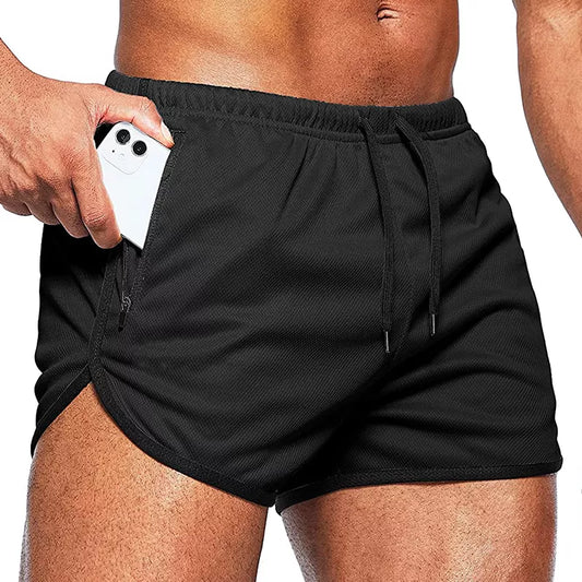 Men's Sport Shorts: Beach Jogging Training Bottoms for Basketball, Gym, and Running - Available in 10 Colors