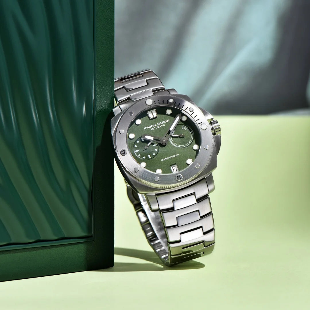 2023 PAGANI DESIGN New Fashion And High-end Men Mechanical Wristwatch Stainless Steel Sapphire Glass 20Bar Waterproof Men Watch