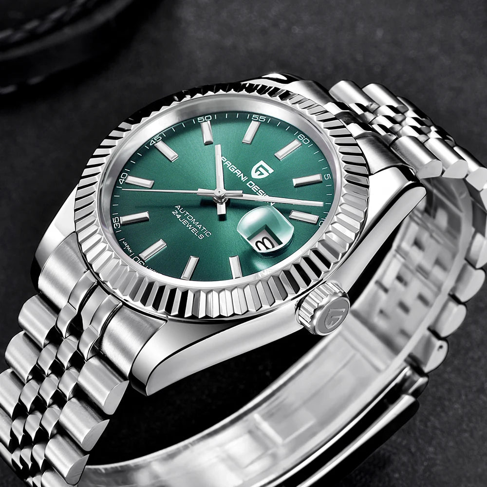 New PAGANI DESIGN PD-1645 V3 Men Mechanical Watches Business Sapphire Glass Automatic Watch NH35 Stainless Steel Watch for Men