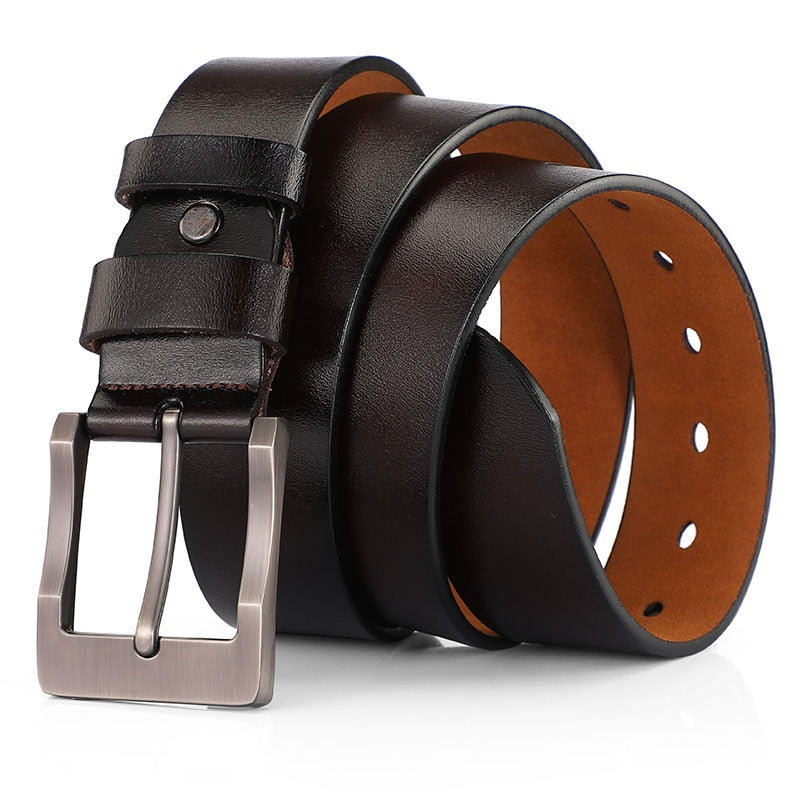 Men's Genuine Leather Fashion alloy luxury business belt - Collection 2 (12 Styles)