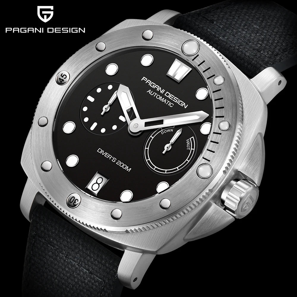 2023 PAGANI DESIGN New Fashion And High-end Men Mechanical Wristwatch Stainless Steel Sapphire Glass 20Bar Waterproof Men Watch