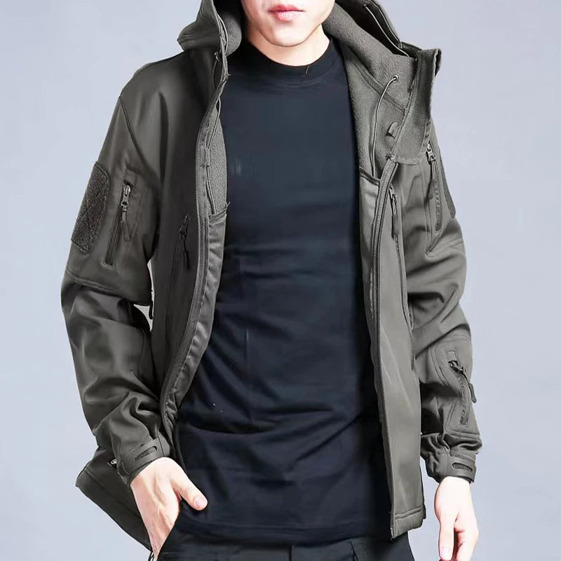 Men's Tactical Elastic Windproof&Waterproof fleece lined Tracksuit Set & Separates - (12 Options)