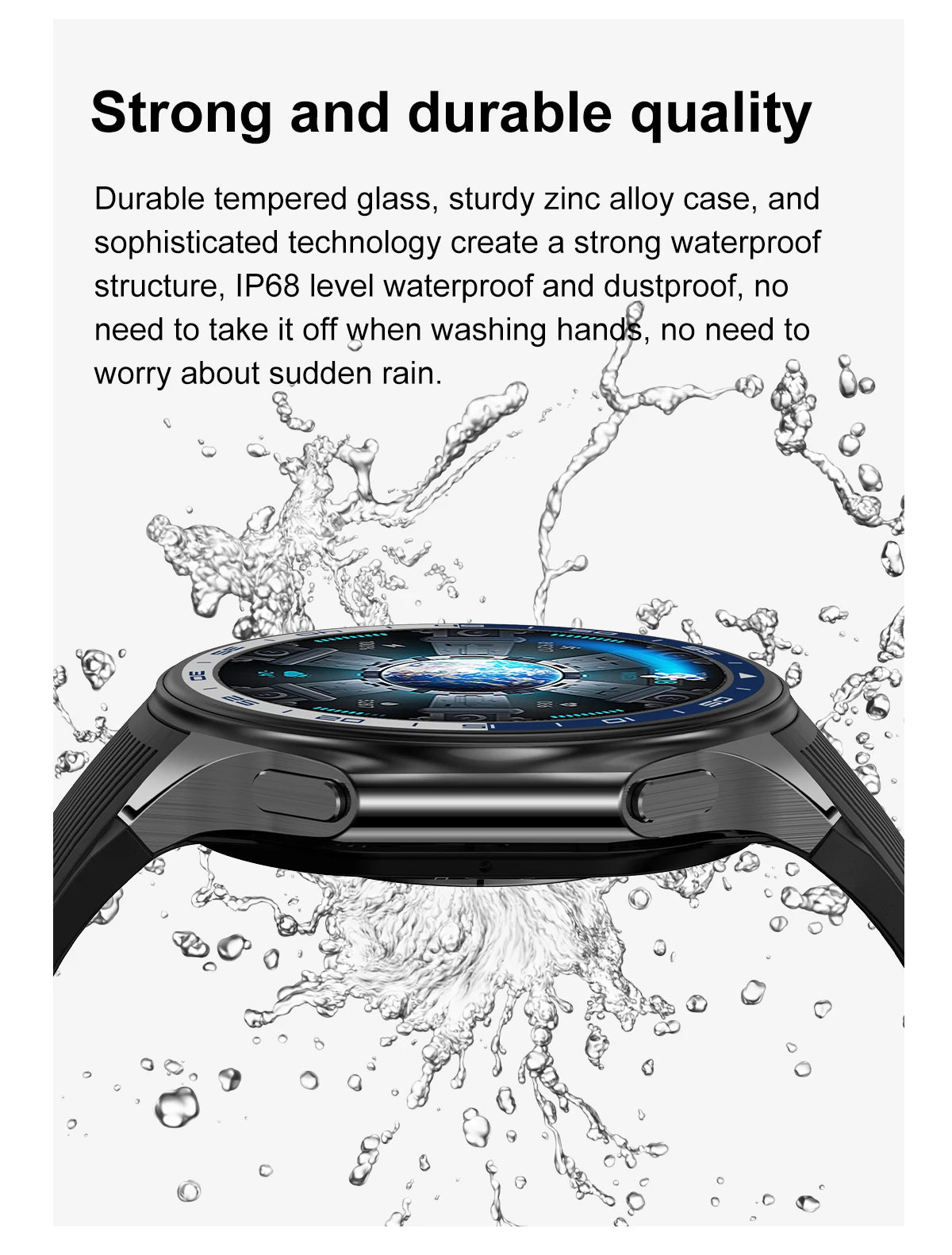 2024 New For OPPO Watch X Smart Watch 4G Memory Music Video Bluetooth Call IP68 Waterproof AMOLED Smartwatch For TWS Earphones 