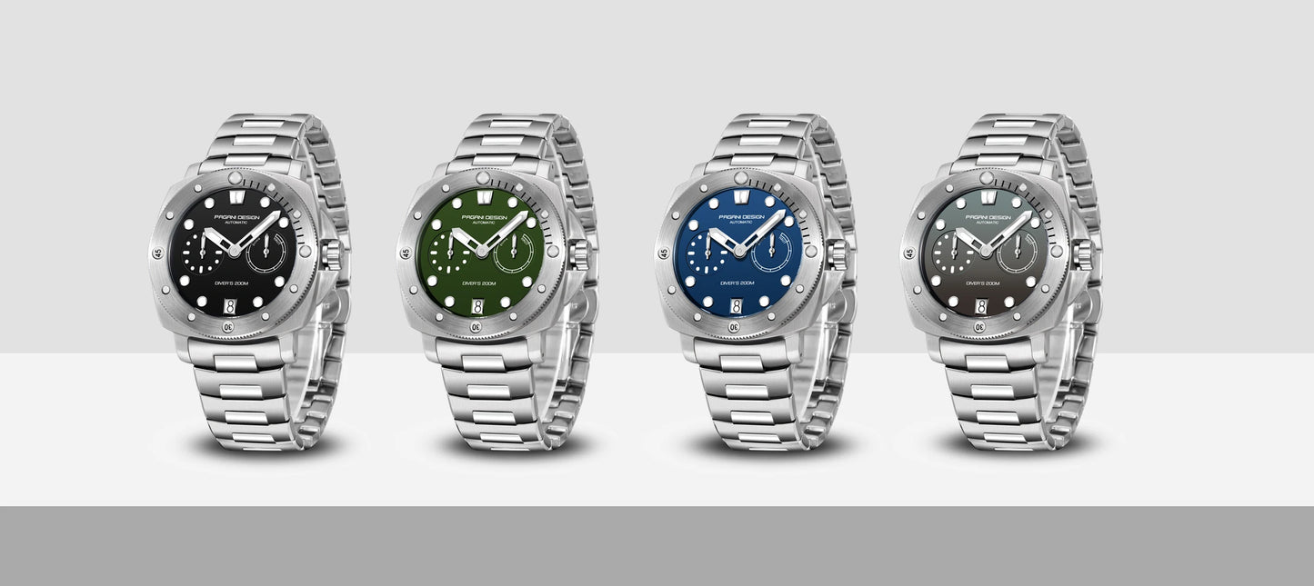 2023 PAGANI DESIGN New Fashion And High-end Men Mechanical Wristwatch Stainless Steel Sapphire Glass 20Bar Waterproof Men Watch