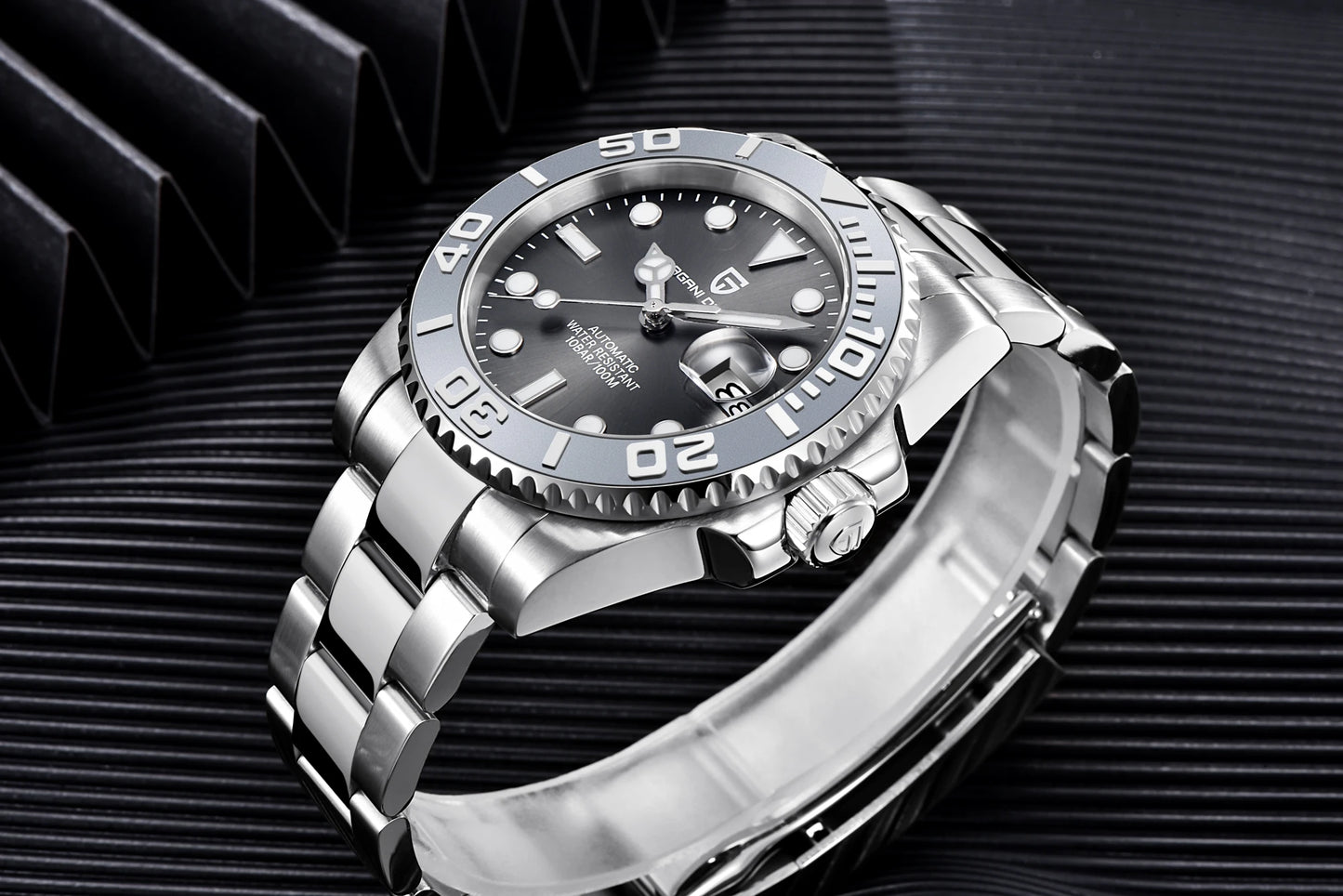 PAGANI DESIGN 2024 NEW 40MM Men Luxury Business NH35 Automatic Mechanical Watch Sapphire Glass Waterproof Automatic Watch 100M