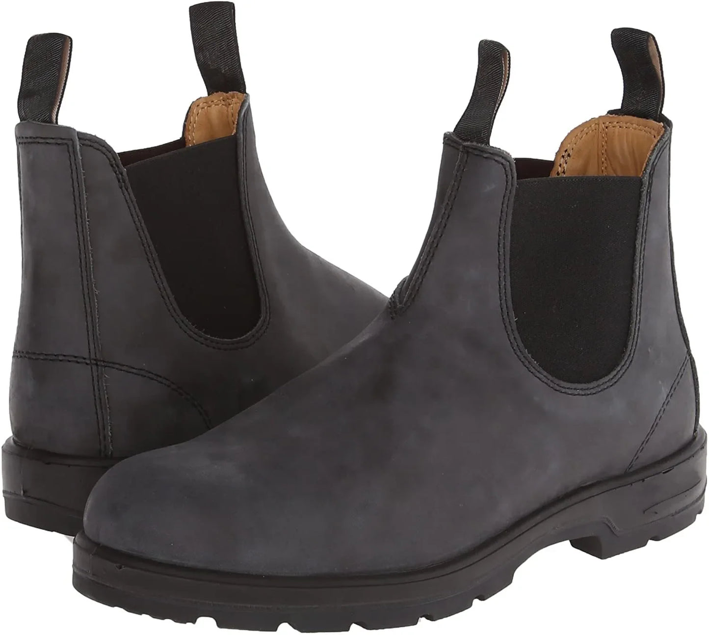 Retro Leather Ankle Boots Men Chelsea Boot Casual Platform Shoes Man Spring Winter Slip on Couples Booties Handmade Plus Size