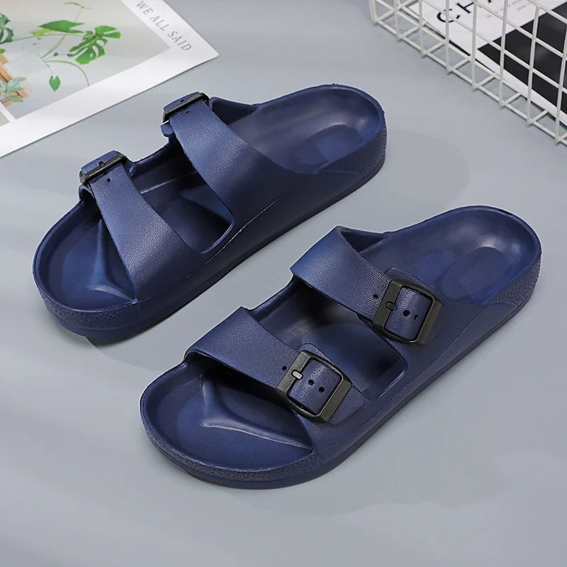 Brand Women Men Slippers Soft Sandals Women Beach Casual Shoes EVA Slides Original Men Flip-flop Summer 2023 Summer Men's Sandal