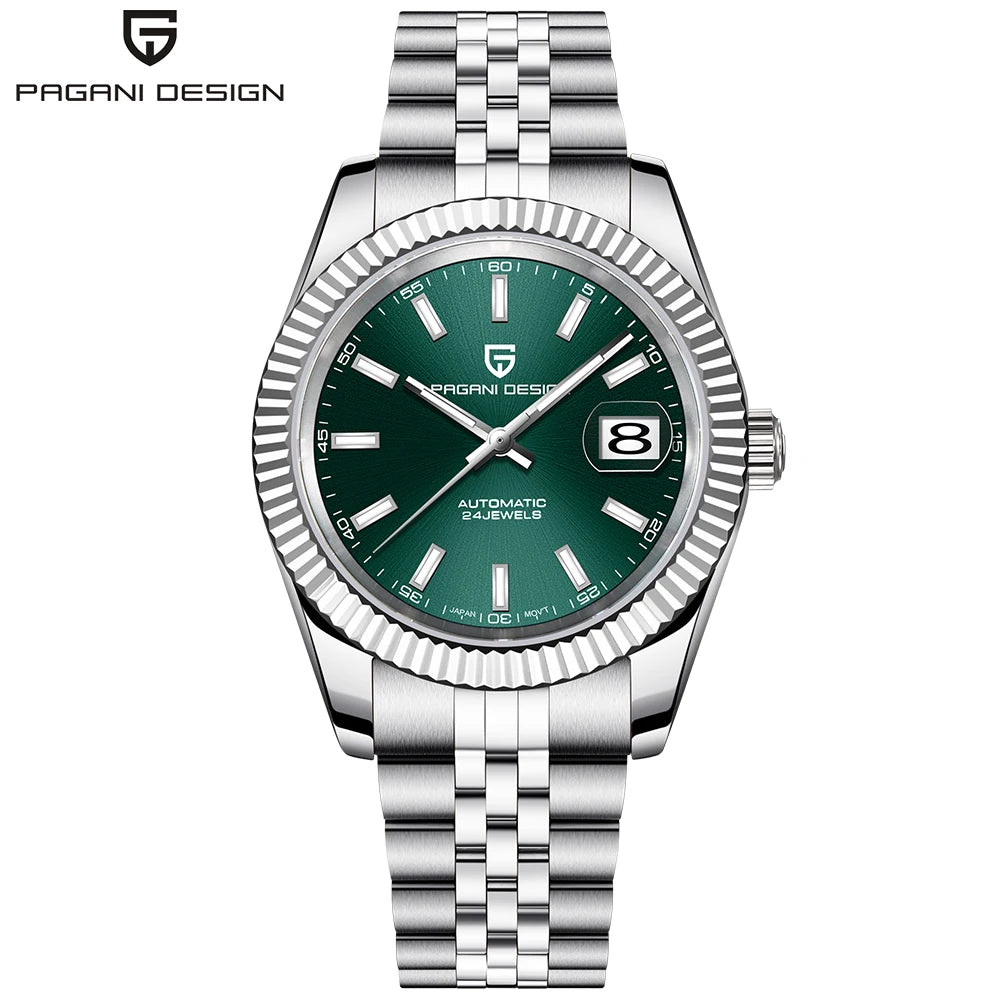 New PAGANI DESIGN PD-1645 V3 Men Mechanical Watches Business Sapphire Glass Automatic Watch NH35 Stainless Steel Watch for Men
