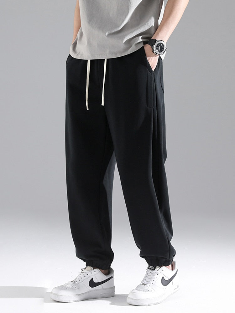 Men's Drawstring Casual Baggy Jogger Cotton Loose Harem Sweatpants(5 Colors)