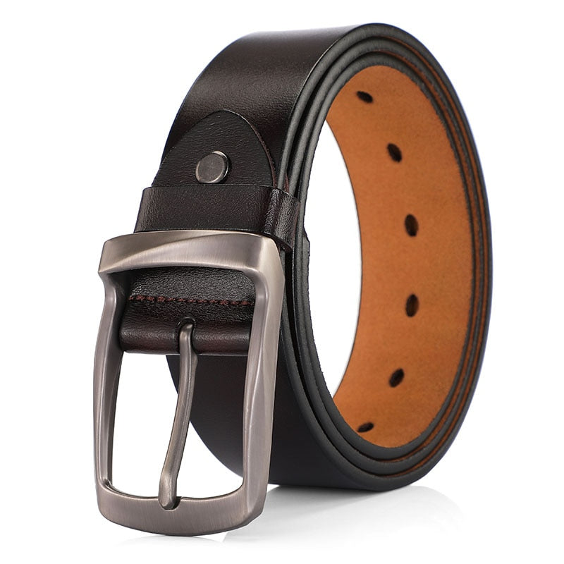 Men's Genuine Leather Fashion alloy luxury business belt - Collection 2 (12 Styles)