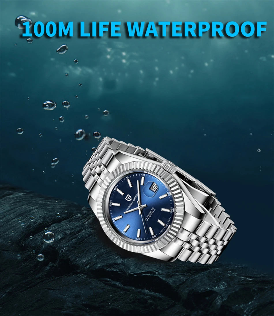 PAGANI DESIGN 2024 New 40MM Men NH35 Mechanical Watches Top Luxury Automatic Watch Sport Stainless Steel Waterproof Men Watches