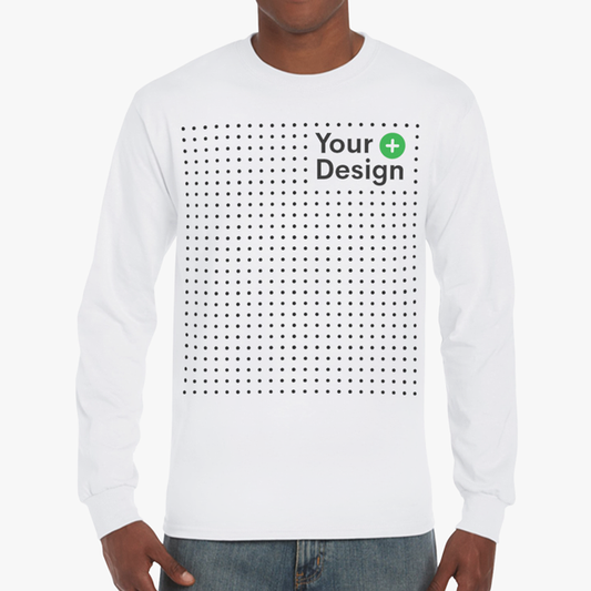NAAMS Unisex Design Your Own Ultra 6.0oz 100% Cotton Long Sleeve Tee