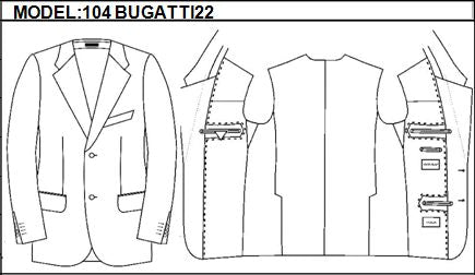 CLASSIC - SINGLE BREASTED, 2 BUTTONS,NOTCH LAPEL JACKET-104_BUGGATI_22