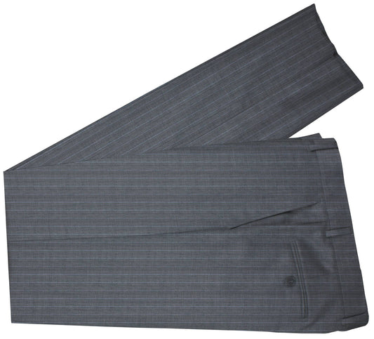 Bright Grey Stripes  Made To Measure Pant - VBC0031_MTM_SP