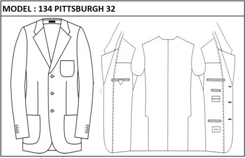 CLASSIC - SINGLE BREASTED, 3 BUTTONS,NOTCH LAPEL JACKET-134_PITTSBURGH_32