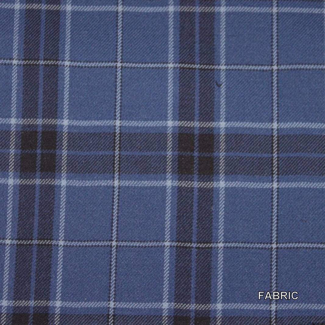 Blue Plaid Made To Measure Vest - VBC0040_MTM_SV