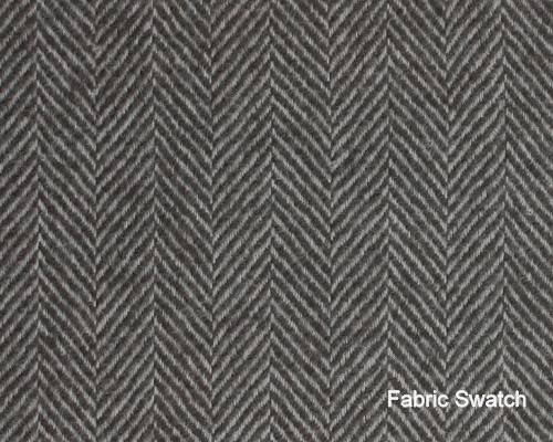 OXYGEN Storm Dust Grey Herringbone Made To Measure Vest  - CER0014_MTM_SV