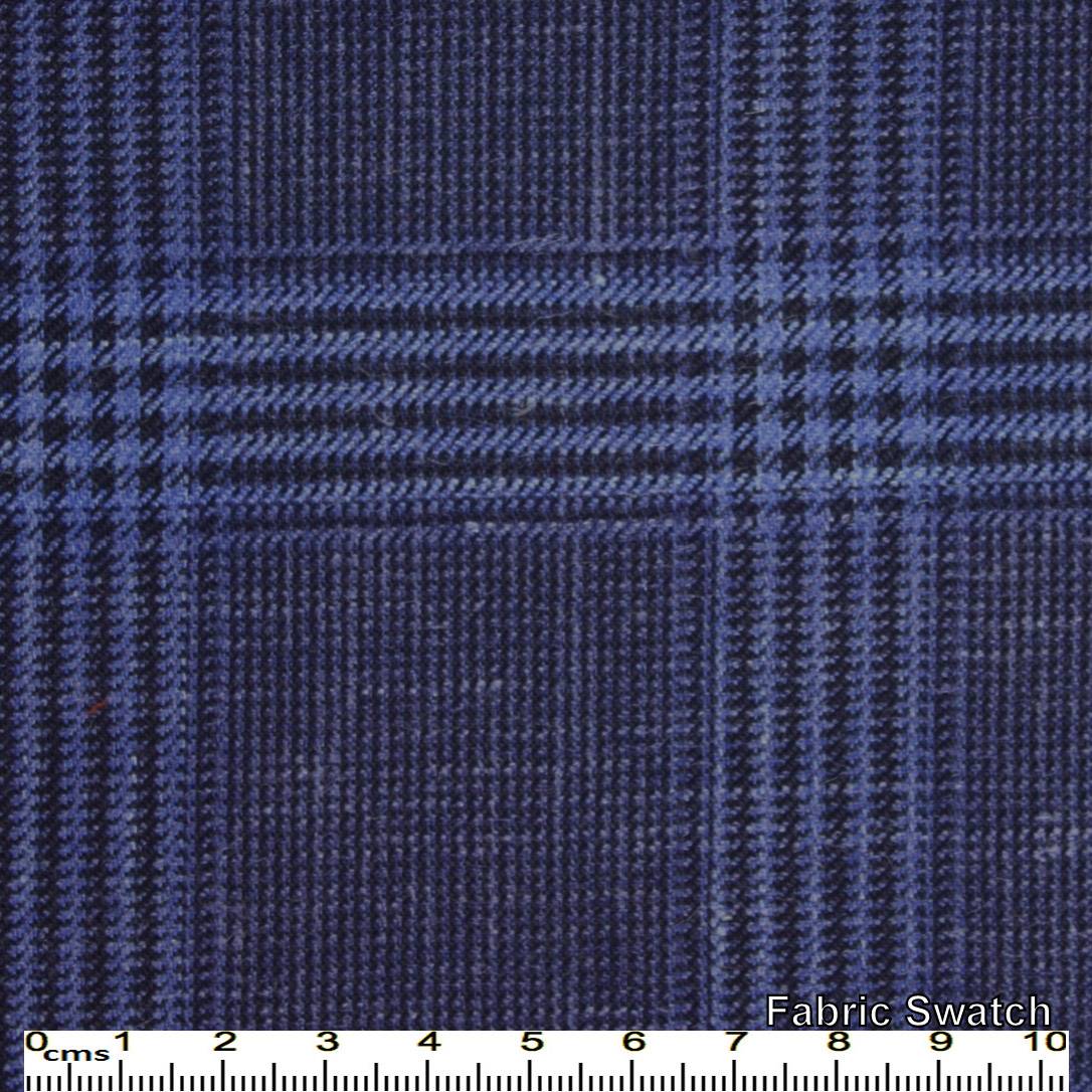 Valhalla Nary Glencheck Made To Measure Jacket - VBC0085_MTM_SJ