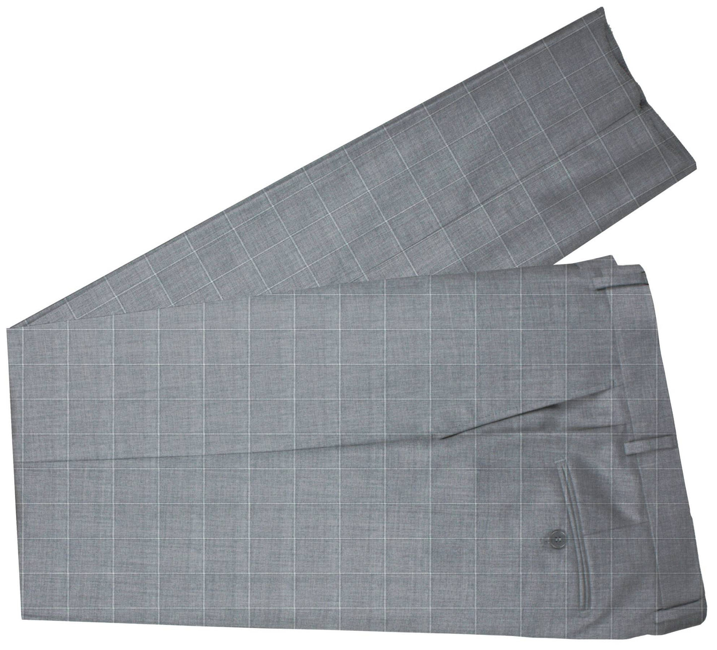Grey Chateau Windowpane Made To Measure Pant - VBC0099_MTM_SP