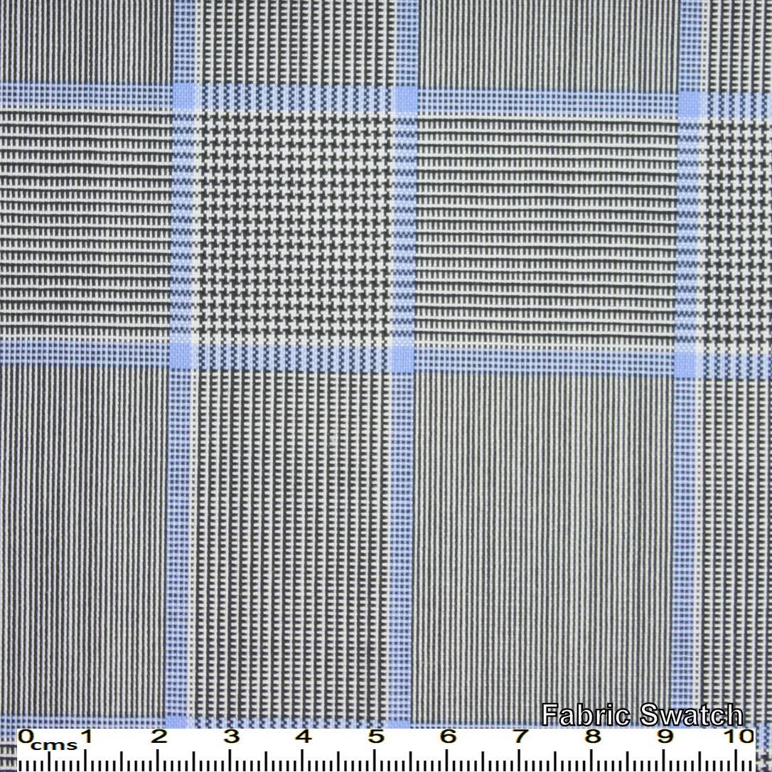 Concrete Grey Glencheck Made To Measure Jacket - VBC0107_MTM_SJ