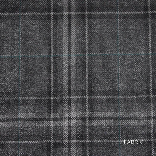 Charcoal Plaid Made To Measure Jacket - VBC0188_MTM_SJ