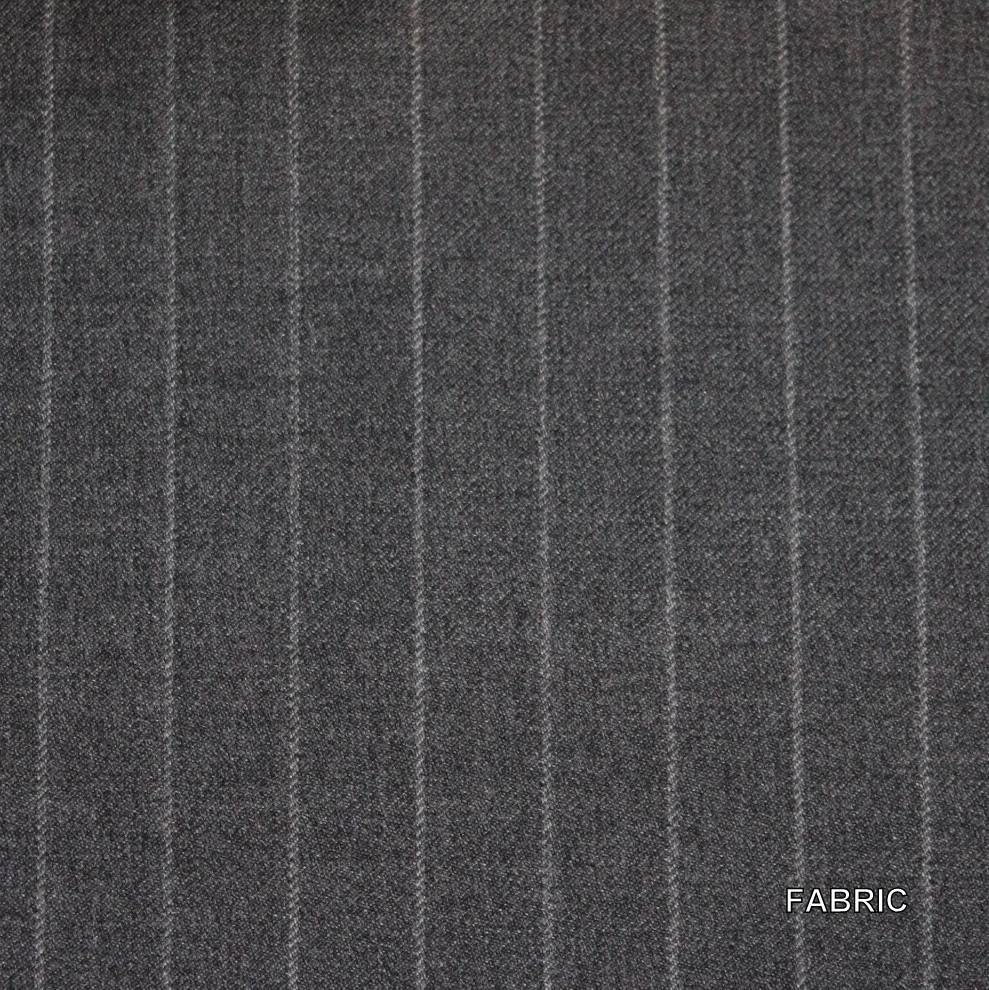 Charcoal Stripes Made To Measure Vest - VBC0193_MTM_SV