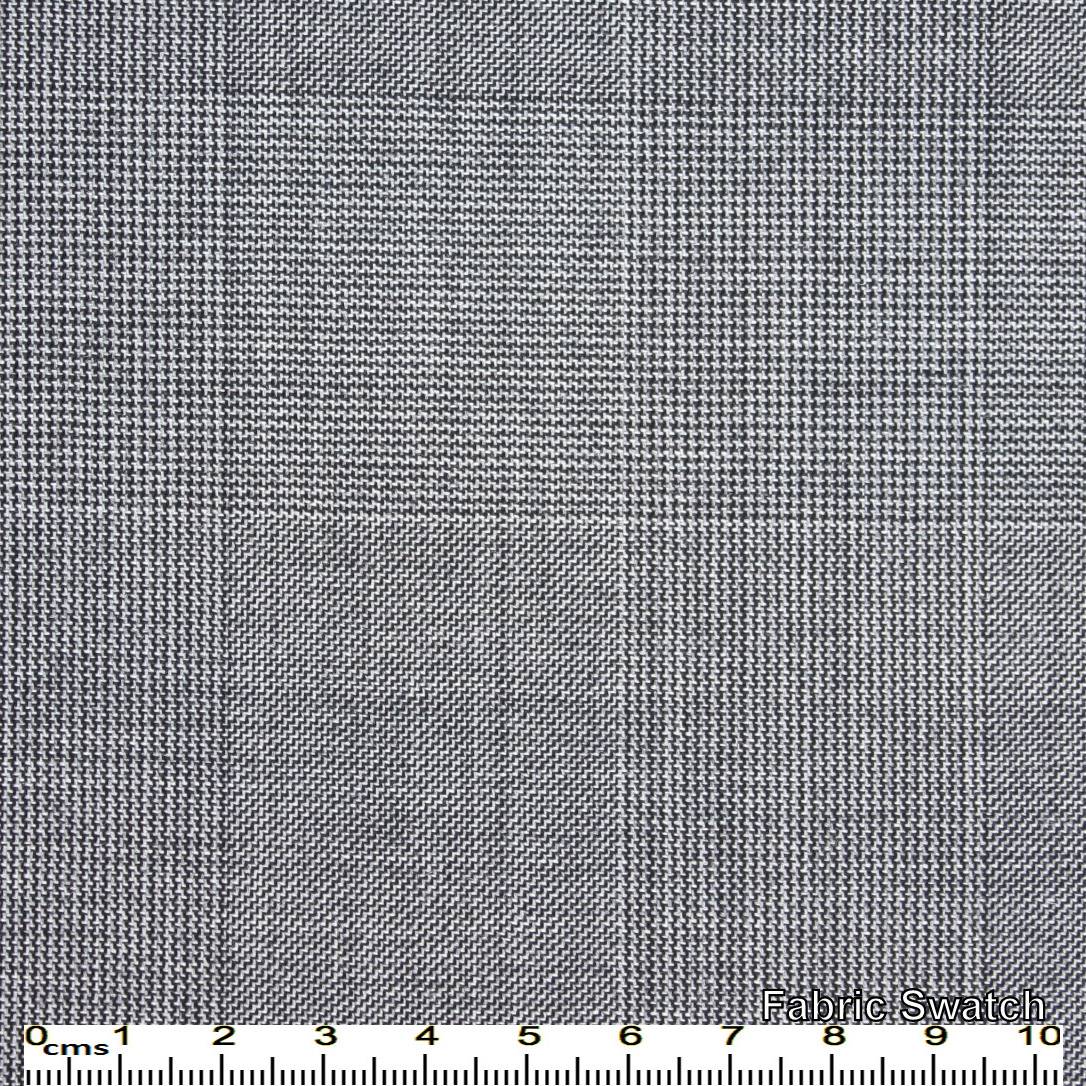 Iron Grey Glencheck Made To Measure Pant - VBC0211_MTM_SP