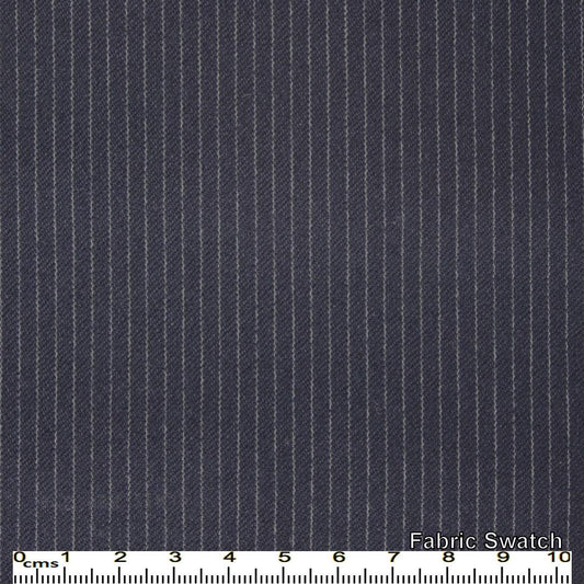 Nevada Grey Pinstripes Made To Measure Vest - VBC0509_MTM_SV