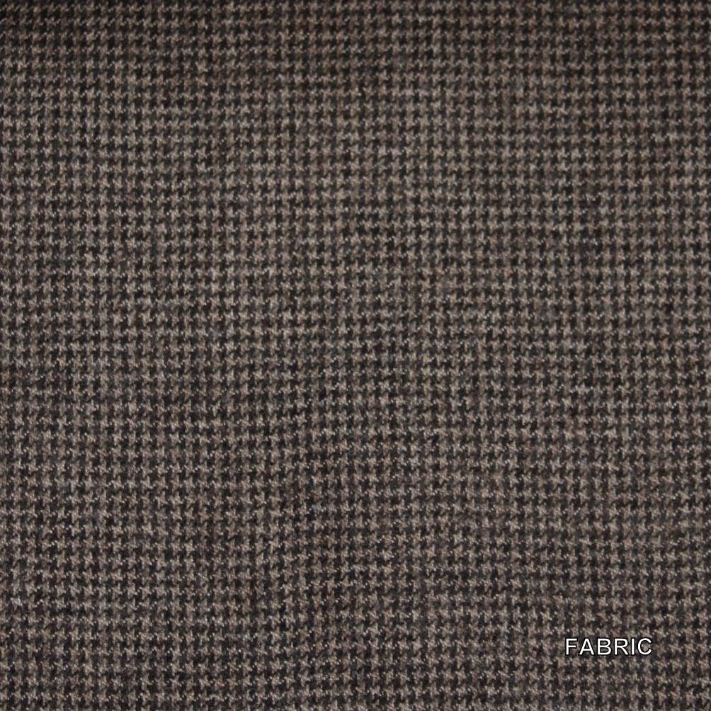 Dorado Brown Houndstooth Made To Measure Vest - VBC0218_MTM_SV