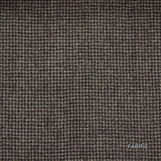 Dorado Brown Houndstooth Made To Measure Vest - VBC0218_MTM_SV