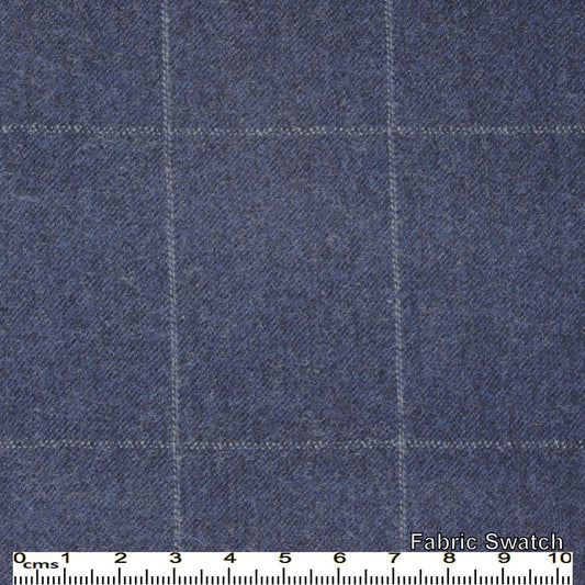 Black Windowpane Made To Measure Vest - VBC0477_MTM_SV