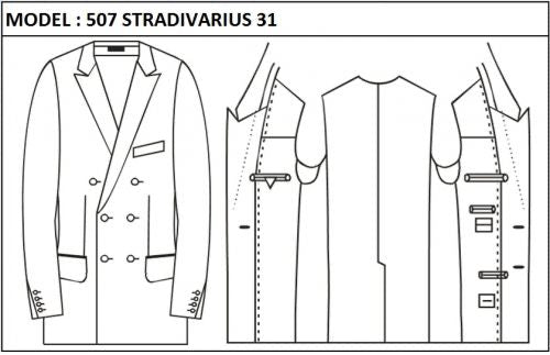 SLIM - DOUBLE BREASTED, 3 BUTTONS,PEAK  LAPEL JACKET-507_STRADIVARIUS_31