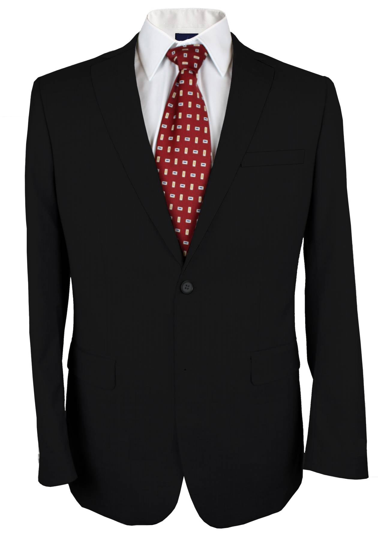 Black Russian Grey Plain Made To Measure Jacket - VBC0229_MTM_SJ