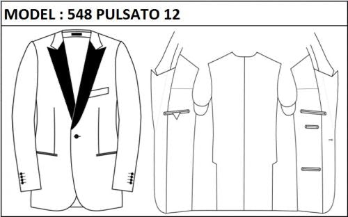 SLIM - SINGLE BREASTED, 1 BUTTONS,PEAK  LAPEL JACKET-548_PULSATO_12