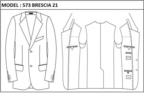 SLIM - SINGLE BREASTED, 2 BUTTONS,NOTCH  LAPEL JACKET-573_BRESCIA_21