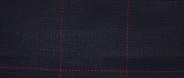 Navy Windowpane Made To Measure Jacket - VBC0585_MTM_SJ
