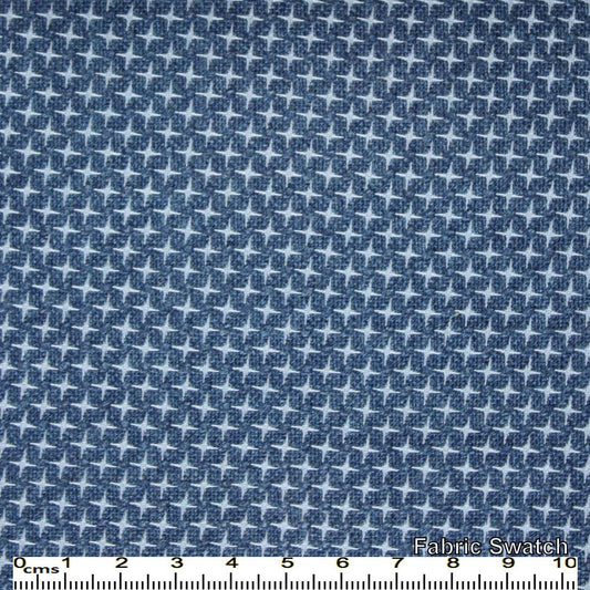 Wedgewood Blue Pattern  Made To Measure Vest - VBC0302_MTM_SV