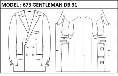 SLIM - DOUBLE BREASTED, 3 BUTTONS,PEAK  LAPEL JACKET-673_GENTLEMAN_DB_31
