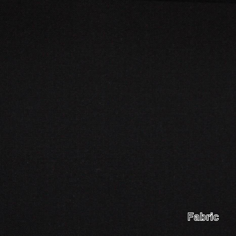 Black Plain Made To Measure Vest - VBC0590_MTM_SV