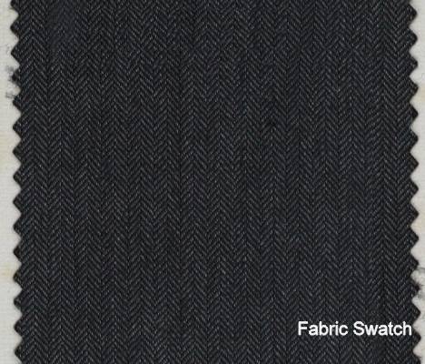 PRESTIGE Bunker Grey Herringbone Made To Measure Pant  - CER0085_MTM_SP