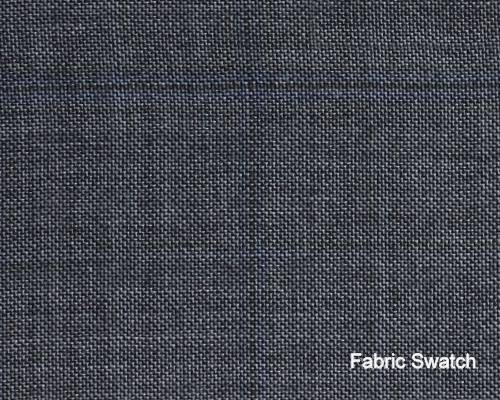 PRESTIGE Trout Grey Sharkskin Plaid Made To Measure Vest  - CER0094_MTM_SV