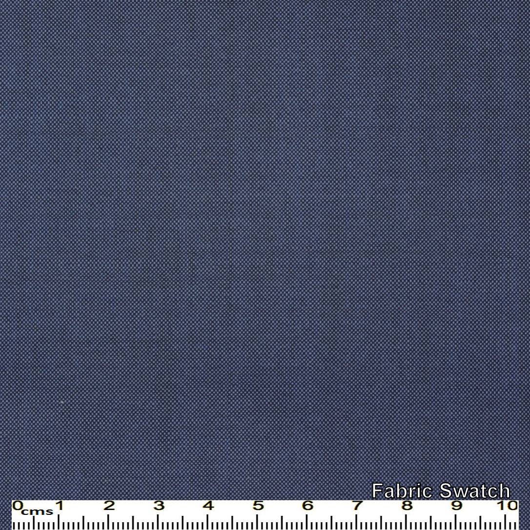 Lynch Blue Sharkskin Made To Measure Vest - VBC0341_MTM_SV