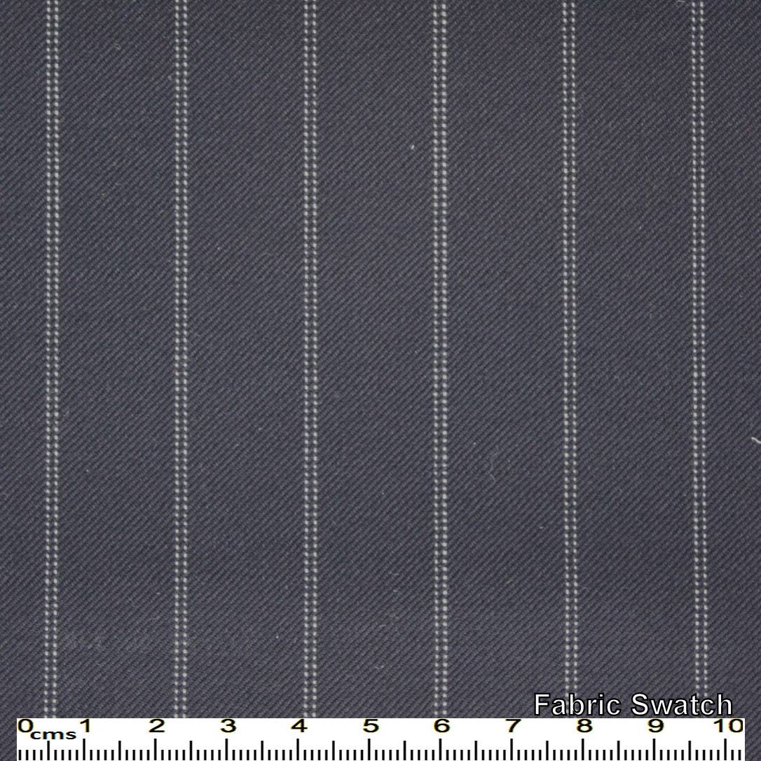 Gun Powder Violet Chalkstripe Made To Measure Vest - VBC0355_MTM_SV