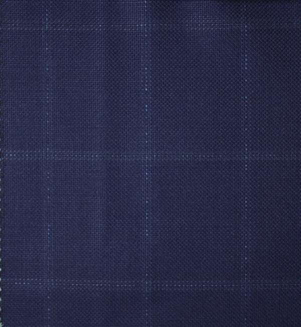 Navy Windowpane Made To Measure Jacket - VBC0610_MTM_SJ