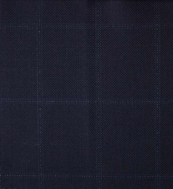 Navy Windowpane Made To Measure Pant - VBC0611_MTM_SP