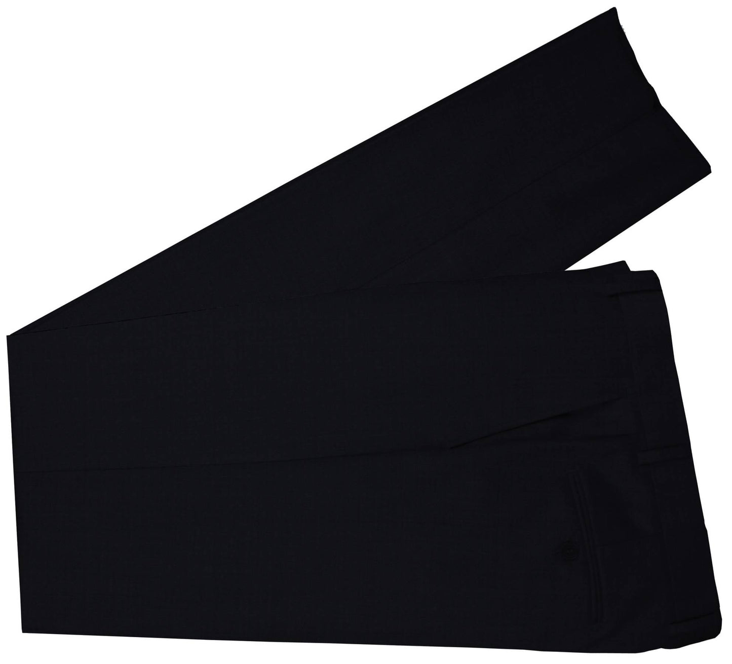 100% Cashmere Black Russian Grey Plain Made To Measure Pant  - CER0076_MTM_SP