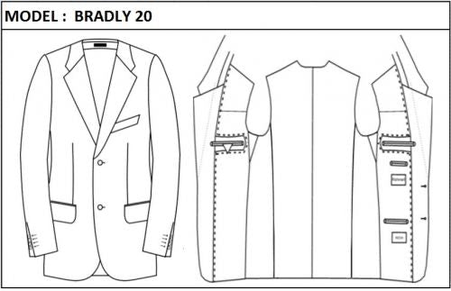 CLASSIC - SINGLE BREASTED, 2 BUTTONS,NOTCH LAPEL JACKET-BRADLY_20