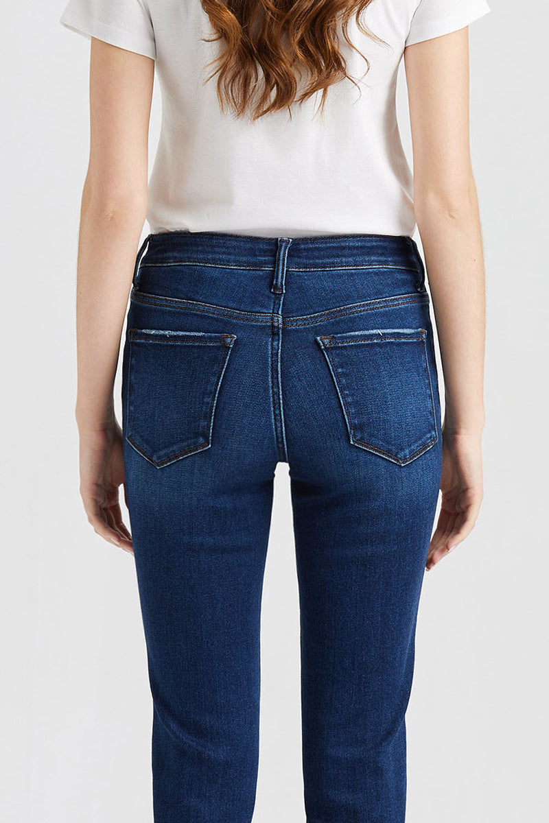 BAYEAS HIGH QUALITY HIGH RISE FLARE JEANS - BYF1068